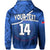 (Custom Text and Number) Samoa Rugby Hoodie Manu Samoa Polynesian Hibiscus Blue Style LT14 - Polynesian Pride