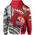 Tahiti Islands Hoodie Polynesian Shark Mix Tropical Flowers LT14 - Polynesian Pride