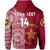 (Custom Text and Number) Tonga Eua High School Hoodie Class of Year Tongan Ngatu Pattern LT14 - Polynesian Pride