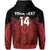 (Custom Text and Number) New Zealand Tiki Rugby Hoodie NZ Maori Koru Pattern Ver.03 LT14 - Polynesian Pride