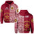 Custom Tonga Eua High School Hoodie Tongan Ngatu Pattern LT14 Hoodie Maroon - Polynesian Pride