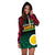 Shefa Province Hoodie Dress Vanuatu Pig Tusk Polynesian Flag Style LT14 - Polynesian Pride