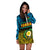 (Custom Personalised) Torba Province Hoodie Dress Vanuatu Pig Tusk Polynesian Flag Style LT14 - Polynesian Pride