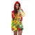 Aloha Poly Fest Hoodie Dress Polynesian Pattern With Tropical Flowers LT14 - Polynesian Pride