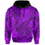 Custom Hawaii Hoodie Polynesian Tribal Art Ver.03 LT14 Pullover Hoodie Purple - Polynesian Pride