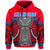 Guam Chamorro Hoodie Latte Stone Red Polynesian Haligi LT13 Hoodie Red - Polynesian Pride