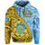 Custom Tuvalu 1978 Hoodie Happy 44th Independence Anniversary Polynesian Pattern LT14 - Polynesian Pride