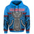 Custom Guam Chamorro Hoodie Latte Stone Blue Polynesian Haligi LT13 - Polynesian Pride