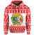 Custom Hawaii Christmas Hoodie Kanaka Polynesian Santa Claus Mele Kalikimaka LT14 - Polynesian Pride