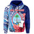 Guam Chamorro Hoodie Happy Liberation Day Latte Stone LT13 Hoodie Blue - Polynesian Pride