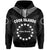 Cook Islands Hoodie Circle Pattern Mix Sea Turtle Black Version LT14 Hoodie Black - Polynesian Pride