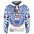 Samoa Rugby Hoodie Manu Samoa 7s Ginger White Polynesian LT14 Pullover Hoodie White - Polynesian Pride