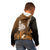 (Custom Personalised) New Caledonia Hoodie KID Nautilus Gold Polynesian Hibiscus LT13 - Polynesian Pride