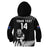 (Custom Text And Number) New Zealand Silver Fern Rugby Hoodie KID NZ Kiwi Pacific Maori Sporty LT14 - Polynesian Pride