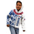 Toa Samoa Rugby Hoodie KID Siamupini Ula Fala White LT13 - Polynesian Pride