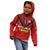 (Custom Text and Number) Tonga Rugby MMT Hoodie KID Ngatu Mate Maa Tonga Simple LT13 Red - Polynesian Pride