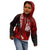 (Custom Personalised) New Caledonia Hoodie KID Nautilus Red Polynesian Hibiscus LT13 - Polynesian Pride