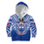 (Custom Text And Number) Samoa Rugby Hoodie KID Manu Samoa 7s Ginger Blue Polynesian LT14 - Polynesian Pride