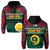 Custom Shefa Province Hoodie Vanuatu Pig Tusk Polynesian Flag Style LT14 Zip Hoodie Black - Polynesian Pride