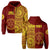 Custom Tonga High School Hoodie Tongan Ngatu Pattern LT14 Hoodie Red - Polynesian Pride