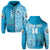 Custom Lavengamalie Tonga College Hoodie Class of Year Tongan Ngatu Pattern LT14 Zip Hoodie Blue - Polynesian Pride