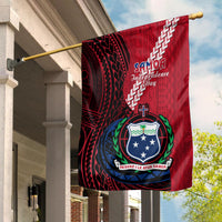 Samoa Flag Happy Independence Day Samoan Red Pattern LT14 House Flag - Polynesian Pride