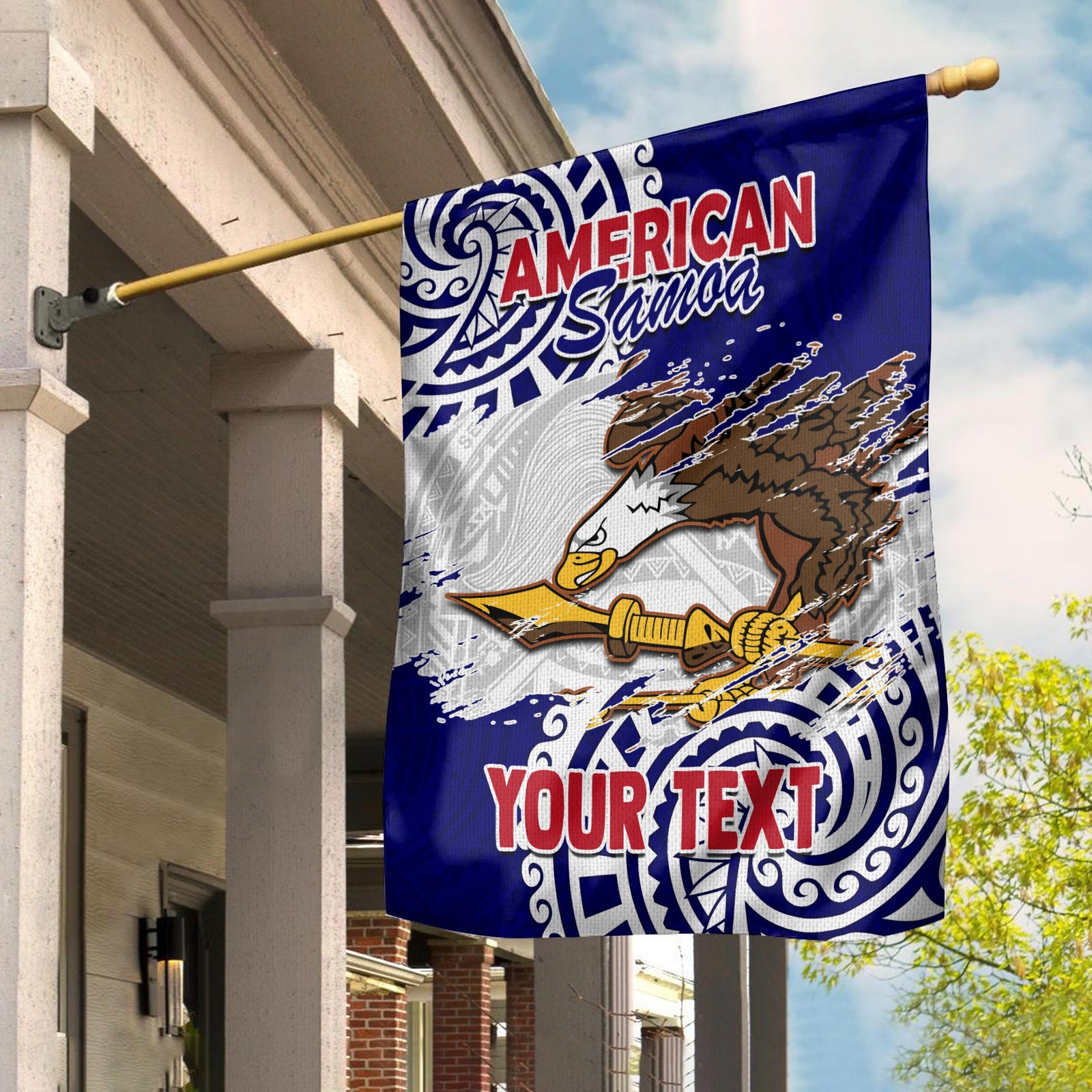 (Custom Personalised) American Samoa Independence Day Flag Polynesian Special Version LT14 House Flag - Polynesian Pride