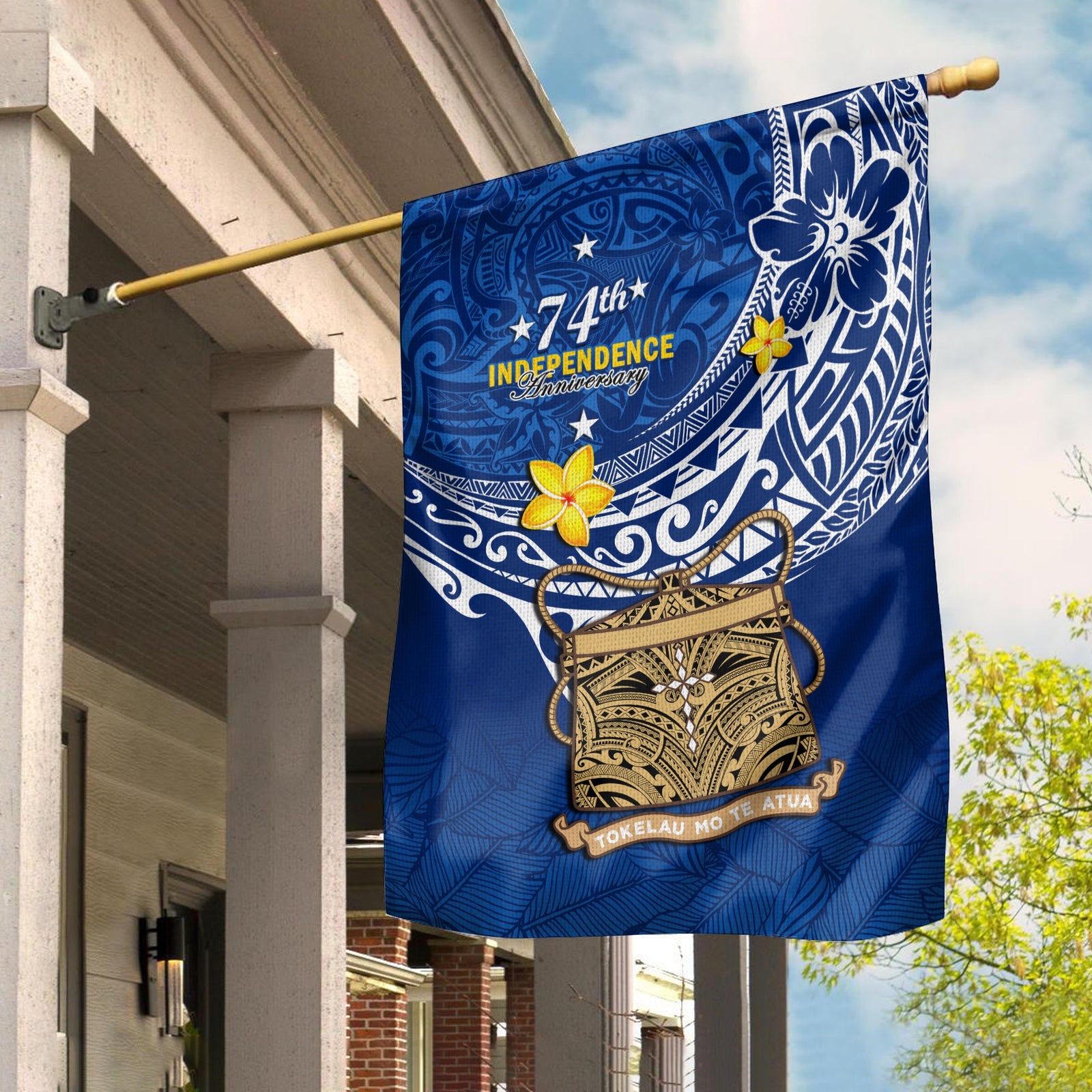 Tokelau Flag National Badge Polynesian Happy 74th Independence Anniversary LT14 House Flag - Polynesian Pride