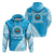 Custom Lavengamalie College Tonga Hoodie Happy 42nd Anniversary LT13 Hoodie Blue - Polynesian Pride