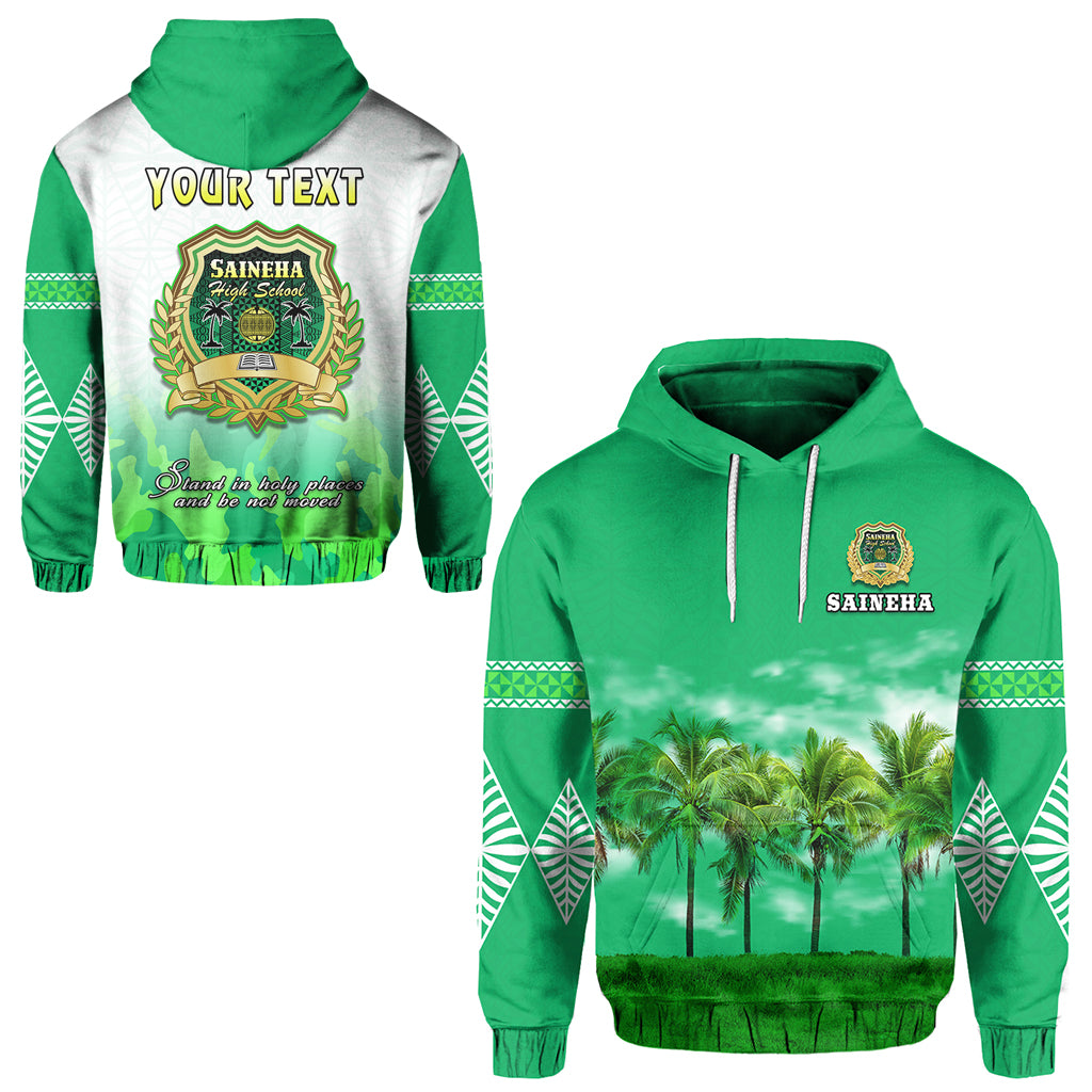 Custom Saineha High School Hoodie Original LT13 Unisex Green - Polynesian Pride