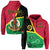 Custom Vanuatu Hoodie Aboriginal Turtle Mix Sand Drawing LT13 Hoodie Red - Polynesian Pride