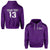 Custom Maori 2021 Hoodie Purple Aotearoa Tattoo Custom Text and Number LT13 Unisex Purple - Polynesian Pride