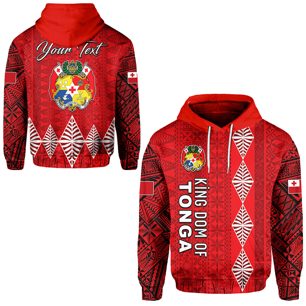 Custom Kingdom of Tonga Hoodie 2021 Tonga National Day LT13 Unisex Red - Polynesian Pride