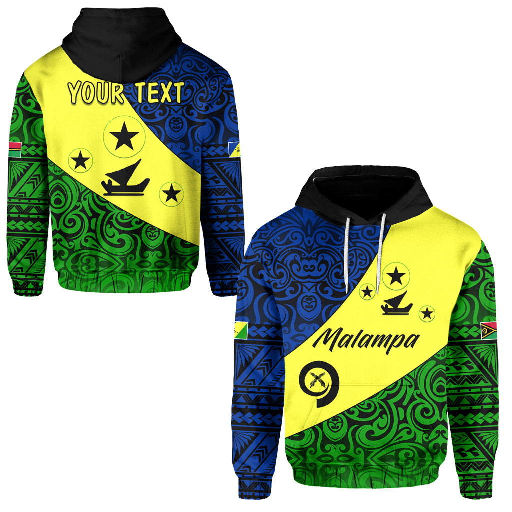 Custom Malampa Province Hoodie Vanuatu Pattern LT13 Unisex Yellow - Polynesian Pride