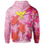 Hawaii Hoodie Polynesian Pink Plumeria Turtle - Polynesian Pride