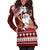 Tropical Christmas Tanned Santa Claus Hawaii Hoodie Dress LT7 - Polynesian Pride