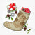 Hawaii Anchor Hibiscus Flower Vintage Christmas Stocking - AH - Beige - Polynesian Pride