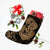 Hawaii Anchor Hibiscus Flower Vintage Christmas Stocking - AH - Gold - Polynesian Pride