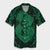 Hawaii Anchor Hibiscus Flower Vintage Hawaiian Shirt - AH - Green Unisex Black - Polynesian Pride