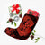 Hawaii Anchor Hibiscus Flower Vintage Christmas Stocking - AH - Orange - Polynesian Pride