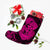 Hawaii Anchor Hibiscus Flower Vintage Christmas Stocking - AH - Pink - Polynesian Pride