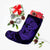 Hawaii Anchor Hibiscus Flower Vintage Christmas Stocking - AH - Purple - Polynesian Pride