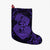 Hawaii Anchor Hibiscus Flower Vintage Christmas Stocking - AH - Purple Christmas Stocking 26 X 42 cm Black - Polynesian Pride