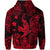 Hawaii Shark Angry Polynesian Zip Hoodie Unique Style Red LT8 - Polynesian Pride