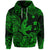 Hawaii Angry Shark Polynesian Hoodie Unique Style Green LT8 - Polynesian Pride