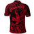 Custom Hawaii Shark Angry Polynesian Polo Shirt Unique Style Red LT8 - Polynesian Pride