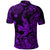 Hawaii Angry Shark Polynesian Polo Shirt Unique Style Purple LT8 - Polynesian Pride