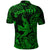 Custom Hawaii Angry Shark Polynesian Polo Shirt Unique Style Green LT8 - Polynesian Pride