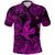 Custom Hawaii Angry Shark Polynesian Polo Shirt Unique Style Pink LT8 - Polynesian Pride