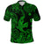 Custom Hawaii Angry Shark Polynesian Polo Shirt Unique Style Green LT8 - Polynesian Pride